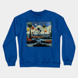 Starry Night in Kashyyyk Crewneck Sweatshirt